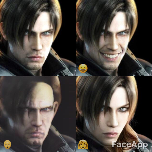 faceapp Resident Evil Leon 2 (2)